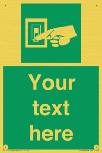 Custom Light Switch Sign